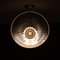 Antike abgewinkelte Prismatische Holophane Wandlampe aus poliertem Messing, 1930er 28