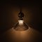 Antike abgewinkelte Prismatische Holophane Wandlampe aus poliertem Messing, 1930er 3