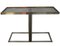 Italian Steel and Brass Console Table from Bonci, 1970s, Image 1