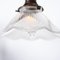 Petite Lampe à Suspension Pagode Holophane Antique en Verre Prismatique, 1920s 8