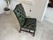 Chesterfield Dining Chair in Green Leather 4