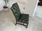 Chesterfield Dining Chair in Green Leather, Image 4