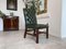 Chesterfield Dining Chair in Green Leather 11