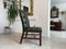 Chesterfield Dining Chair in Green Leather, Image 5