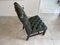 Chesterfield Dining Chair in Green Leather, Image 3