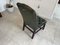 Chesterfield Dining Chair in Green Leather 10