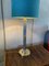 Tall Hollywood Regency Style Table Lamp with Turquoise Lampshade, 1980s 5