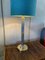 Tall Hollywood Regency Style Table Lamp with Turquoise Lampshade, 1980s, Image 5