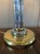 Lampada da tavolo alta in stile Hollywood Regency con paralume turchese, anni '80, Immagine 7