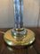 Tall Hollywood Regency Style Table Lamp with Turquoise Lampshade, 1980s 7