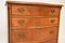 Vintage Serpentine Walnut Chest of Drawers, 1930s 9