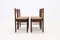 Wengé and Rush Dining Chairs, Belgium, 1960s, Set of 4, Image 8