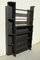 Open Bookcase in Black Stained Wood 3