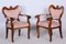 Biedermeier Oak Seating Set in Walnut, Austria, 1840s, Set of 5 11