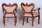 Biedermeier Oak Seating Set in Walnut, Austria, 1840s, Set of 5 13