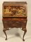 Writing Desk in Chinese Lacquer with Gilded Decoration and Tortoiseshell Imitation, 1950s 2