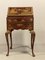 Writing Desk in Chinese Lacquer with Gilded Decoration and Tortoiseshell Imitation, 1950s 1