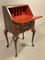 Writing Desk in Chinese Lacquer with Gilded Decoration and Tortoiseshell Imitation, 1950s 3