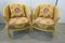 Corbeille Shaped Bergère Armchairs, 1970s, Set of 2 1