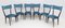 Sillas de comedor Mid-Century modernas de terciopelo atribuidas a Ico & Luisa Parisi para Ariberto Colombo, años 50. Juego de 6, Imagen 1