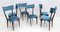 Mid-Century Modern Velvet Dining Chairs attributed to Ico & Luisa Parisi for Ariberto Colombo, 1950s, Set of 6, Image 3