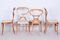 Biedermeier Dining Chairs in Oak & Walnut, Vienna, Austria, 1820s, Set of 4 2