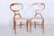 Biedermeier Dining Chairs in Oak & Walnut, Vienna, Austria, 1820s, Set of 4 8