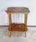 Small Lounge Table in Moucheté Cedar with Painted Decor, 1920s, Image 16