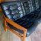 Dänisches Mid-Century 4-Sitzer Sofa aus Leder 10