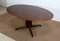Scandinavian Extandable Oval Table in Violet Wood, 1960s, Image 3