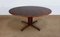 Scandinavian Extandable Oval Table in Violet Wood, 1960s, Image 1