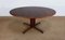 Skandinavischer Ausziehbarer Ovaler Tisch aus Violettem Holz, 1960er 1