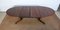 Skandinavischer Ausziehbarer Ovaler Tisch aus Violettem Holz, 1960er 10