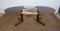 Skandinavischer Ausziehbarer Ovaler Tisch aus Violettem Holz, 1960er 8