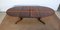 Skandinavischer Ausziehbarer Ovaler Tisch aus Violettem Holz, 1960er 17