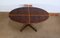 Scandinavian Extandable Oval Table in Violet Wood, 1960s, Image 15