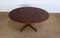 Skandinavischer Ausziehbarer Ovaler Tisch aus Violettem Holz, 1960er 2