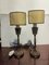 Empire Style Bedside Table Lamps in Parchment, Set of 2 1