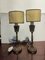 Empire Style Bedside Table Lamps in Parchment, Set of 2, Image 1