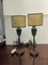 Empire Style Bedside Table Lamps in Parchment, Set of 2 4