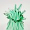 Mid-Century Green Ribbed Murano Glass Vase from Seguso Vetri d'Arte, Italy, 1960s, Image 7