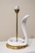 White Porcelain Table Lamp attributed to Tommaso Barbi, Italy, 1970s, Image 3