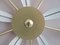 Lampada da soffitto in ottone e metallo, anni '60, Immagine 4