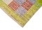 Grand tapis Kilim multicolore tissé à la main 6