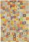 Tappeto Kilim Flatwave in lana con motivo geometrico annodato a mano multicolore, Immagine 1