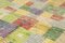 Grand tapis Kilim multicolore tissé à la main 5