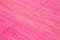 Pink Hand Knotted Geometric Wool Flatwave Kilim Rug, Image 2