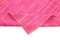 Alfombra Kilim de lana geométrica tejida a mano en rosa, Imagen 6