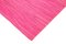 Alfombra Kilim de lana geométrica tejida a mano en rosa, Imagen 3