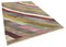 Tapis Kilim Oriental en Laine Multicolore Noué Main 4